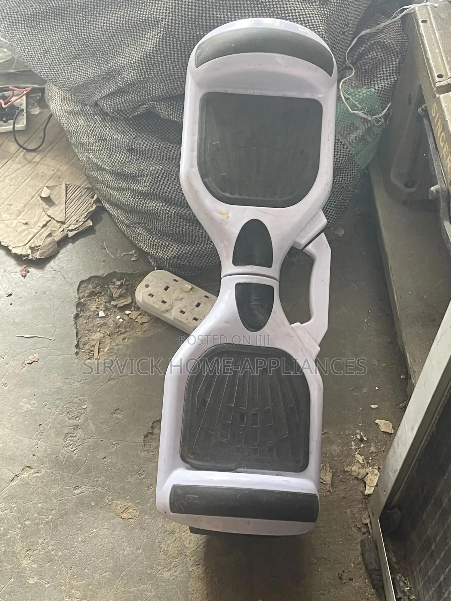 White Hoverboard