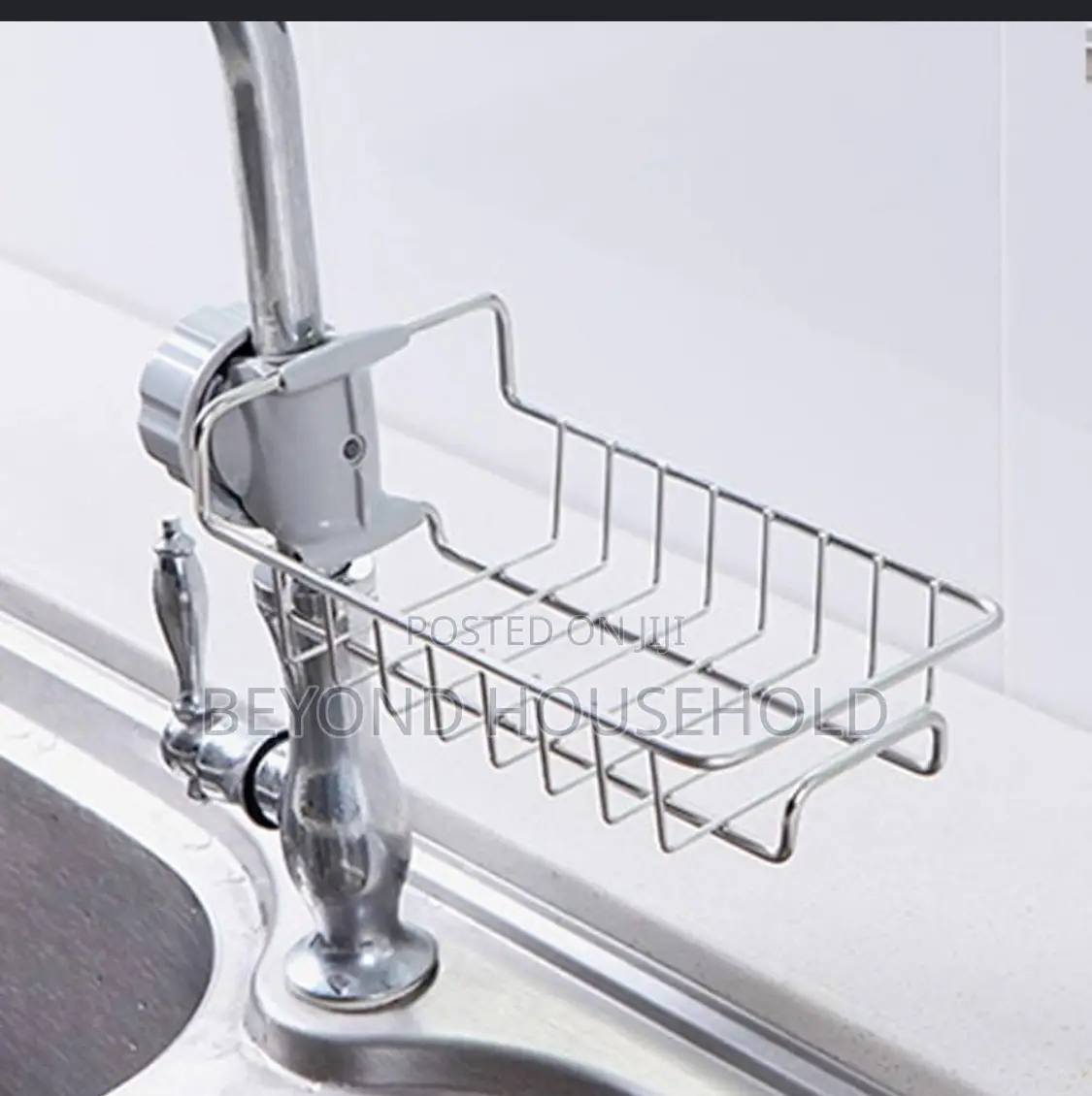 Faucet Rack ,Sink Sponge Holder,Sponge Drain Rack ,Stainless Steel