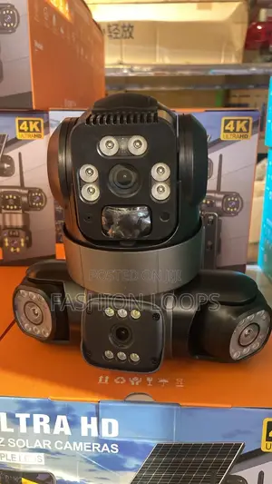PTZ Solar Cameras. Triple Lens 4g