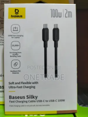 Baseus Silky Fast Charging Cable Usb-C to Usb-C With 100w Pd, 2m