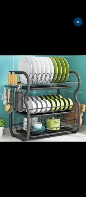Multi- Layer Kitchen Storage Plate Rack