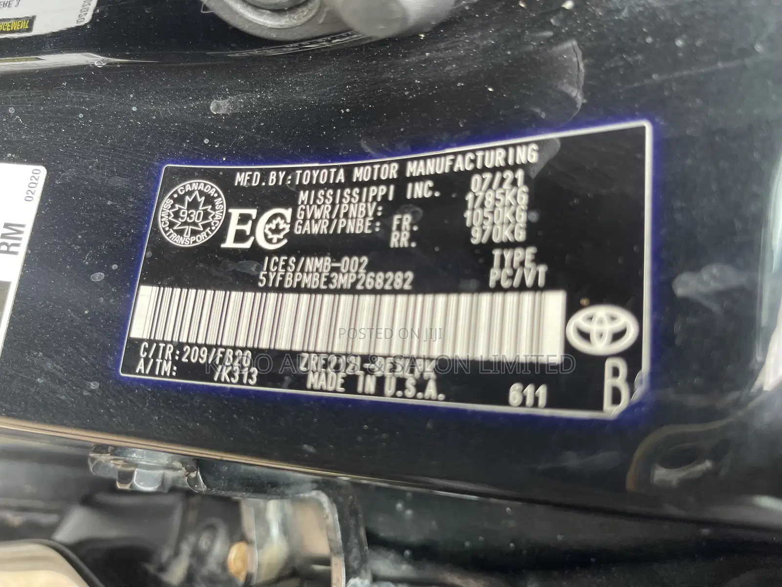 Toyota Corolla 2021 Blue