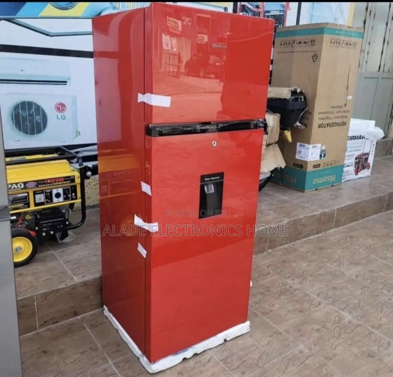 Hisense Double Door Refrigerator With Dispenser. 10yrs Waranty