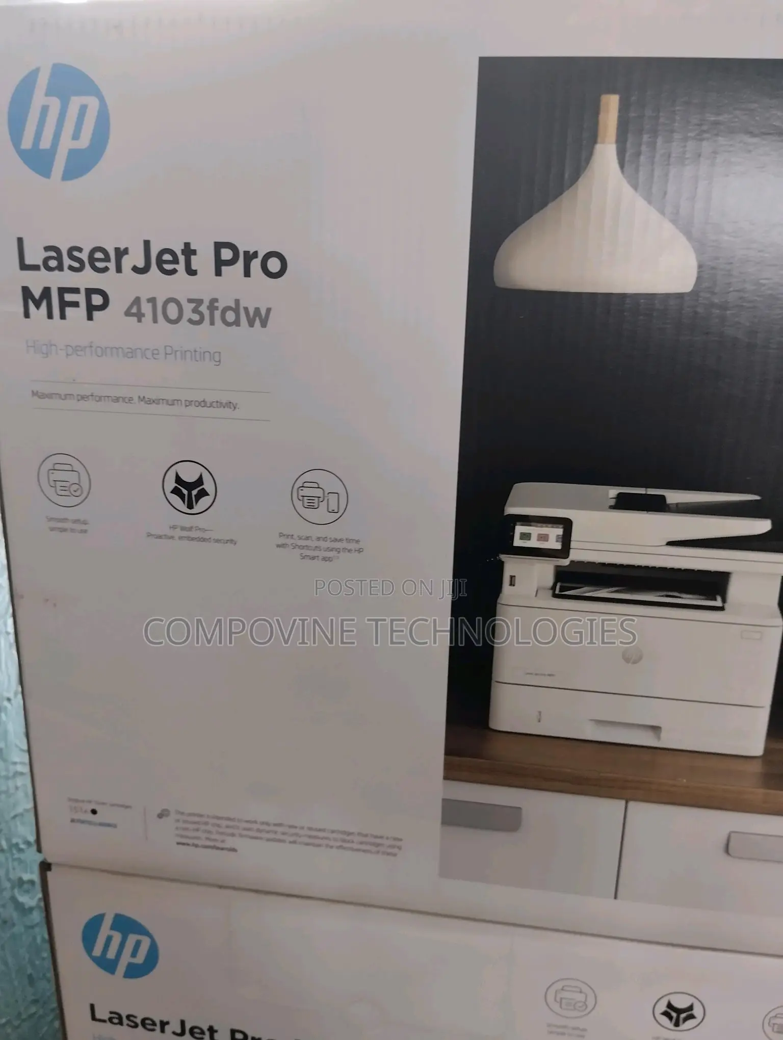 Hp Laserjet Pro MFP 4103fdw Printer (2z629a)