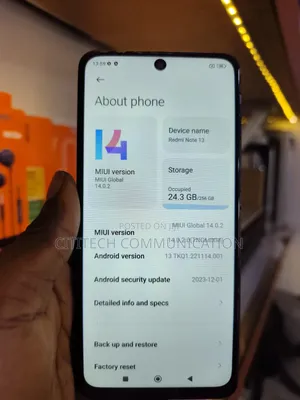 Xiaomi Redmi Note 13 256 GB Black