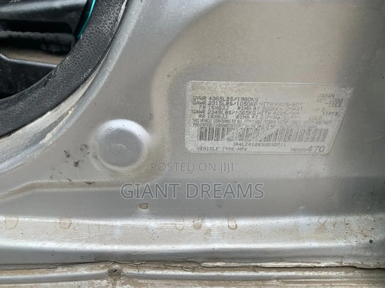 Mitsubishi Outlander 2.4 2003 Silver