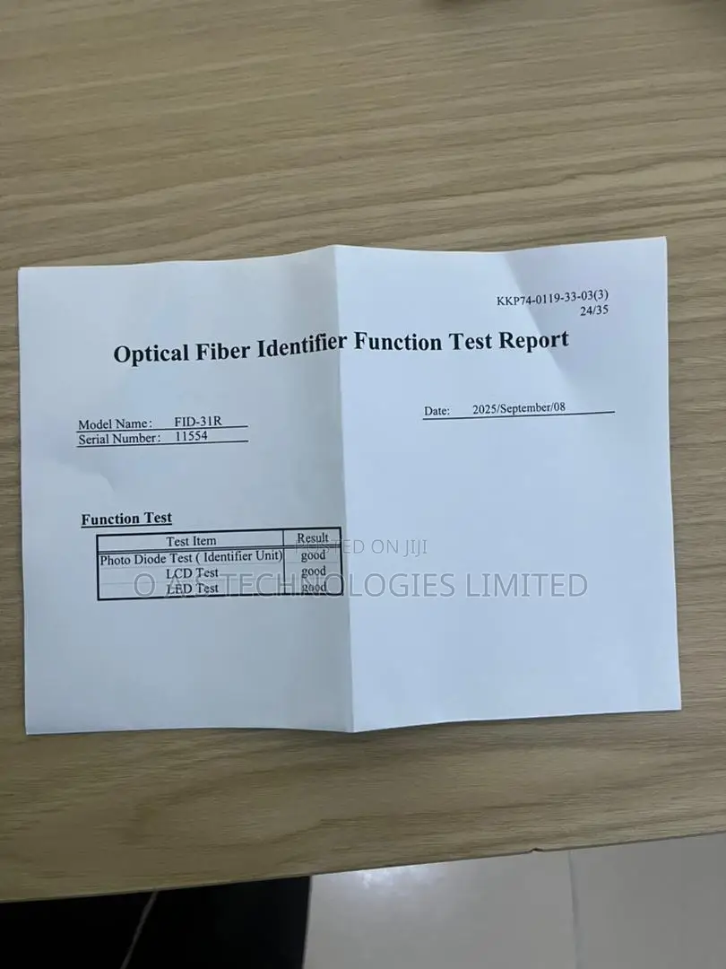 Optical Fiber Identifier