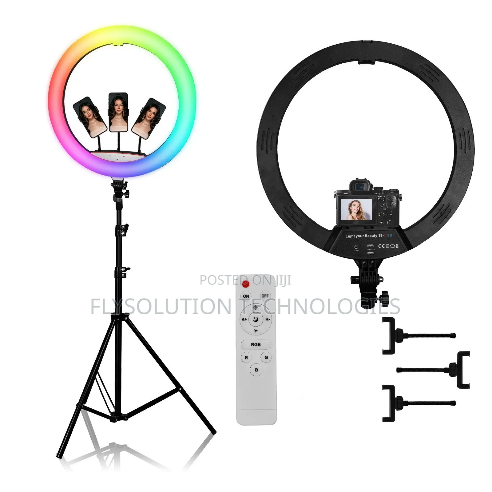 LJJ-22 RGB Ring Light With Stand