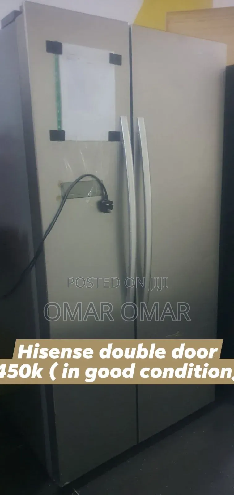 Hisense Double Door Fridge