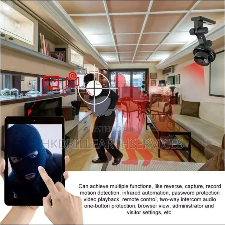 360 Degree Surveillance Security Camera