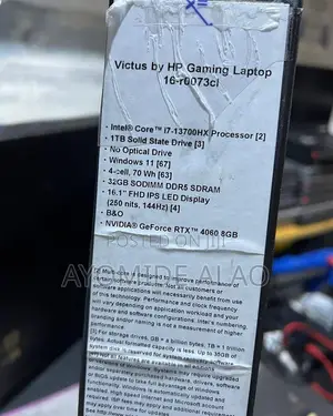Laptop HP Victus 16 32GB Intel Core i7 SSD 1T