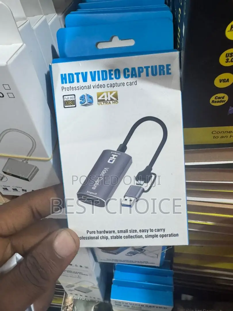  Hdmi to Usb-C Capture Device for Gaming, Online Classes,