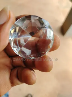 This Is A Diamond Shaped Shaded Crystal Sun Decorative
