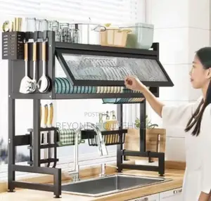 Over the Sink , Dish Draining ,Kitchen Rack With Cover
