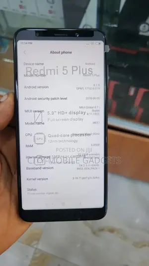 Xiaomi Redmi 5 Plus 32 GB Black