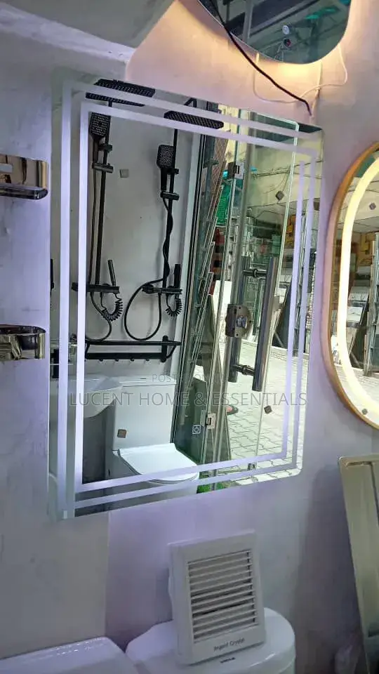 Modern Round Led Bathroom Mirror – Smart Touch