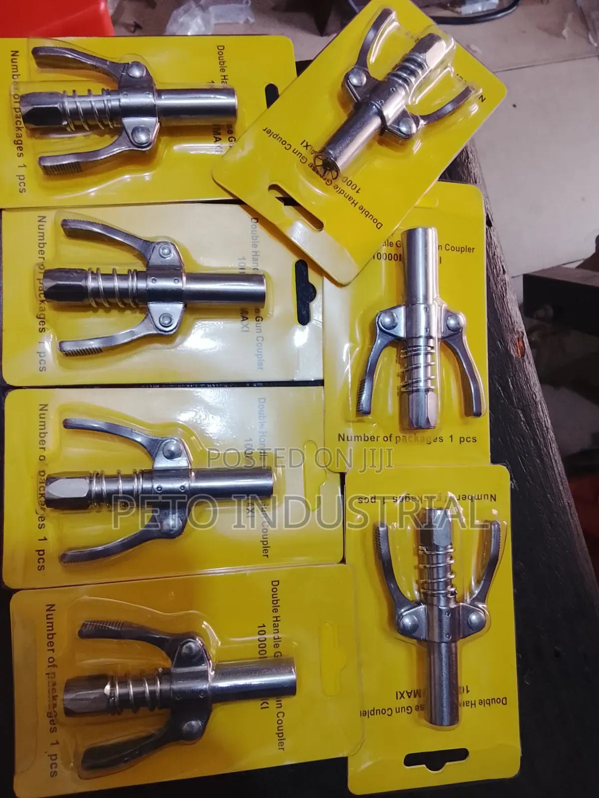 Double Handle Grease Gun Couple