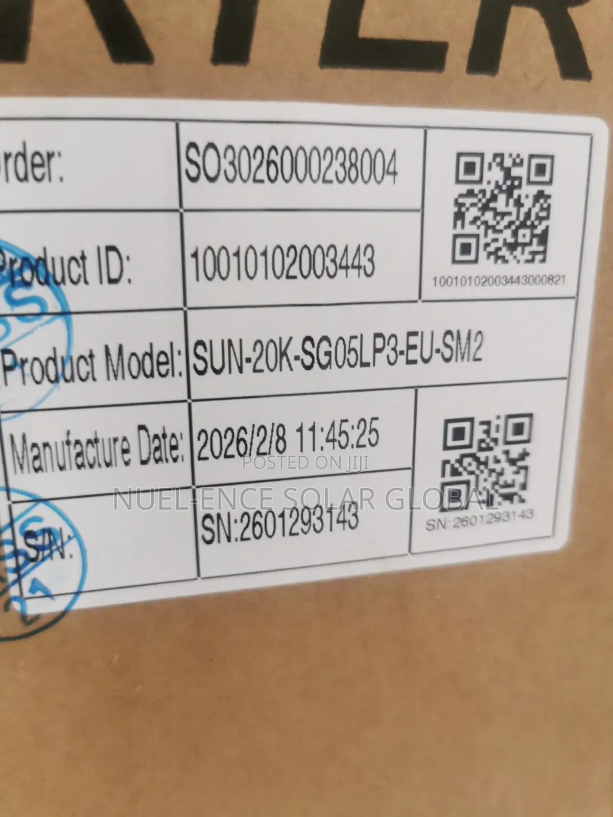 20kw Deye 3phase Hybrid Inverter