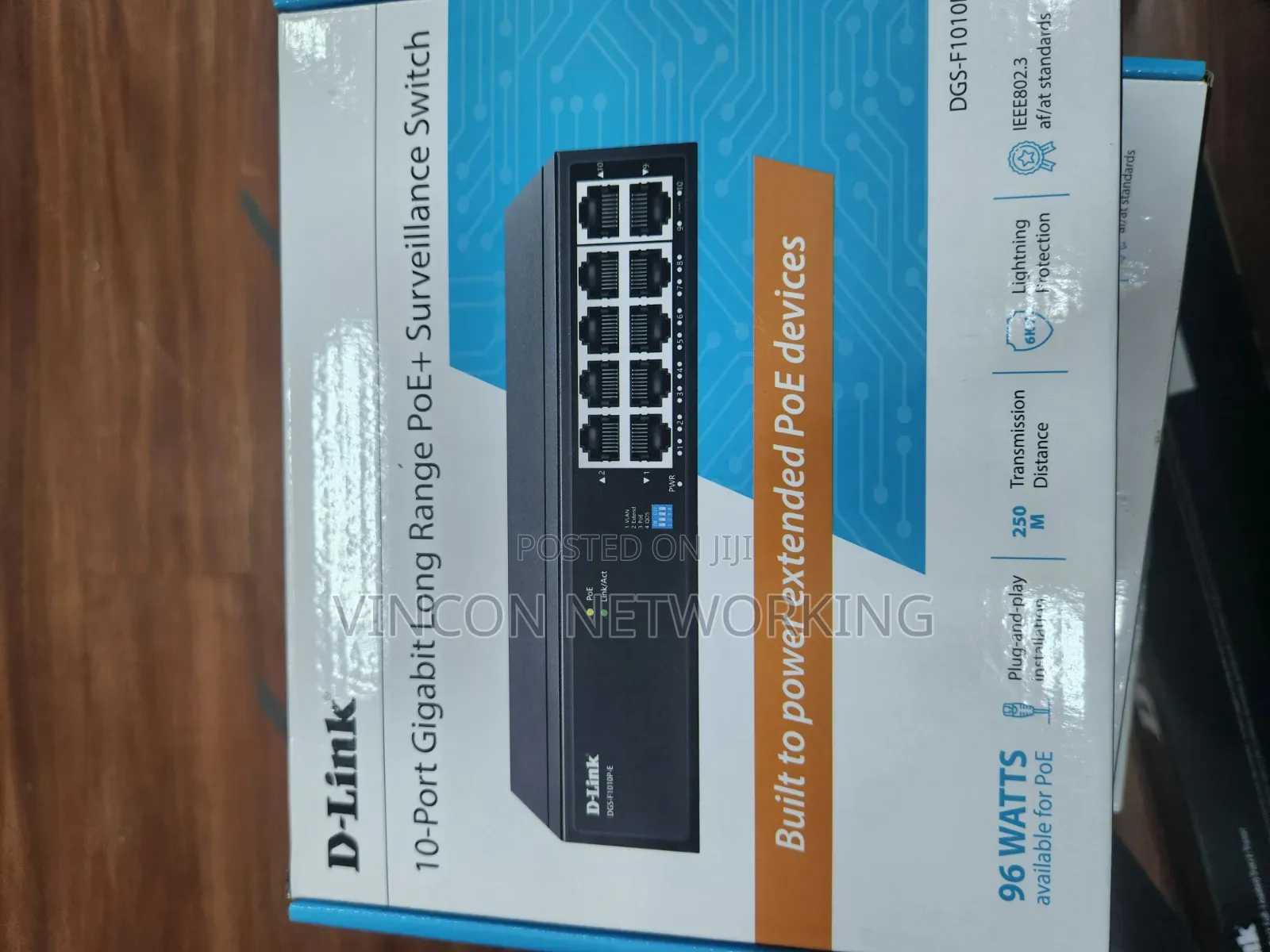 10-Port D-Link Gigabit and Poe Switch