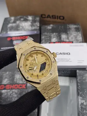 G-Shock Frosted Strap Luxury Wristwatch–Stylish,Durable Classy Design