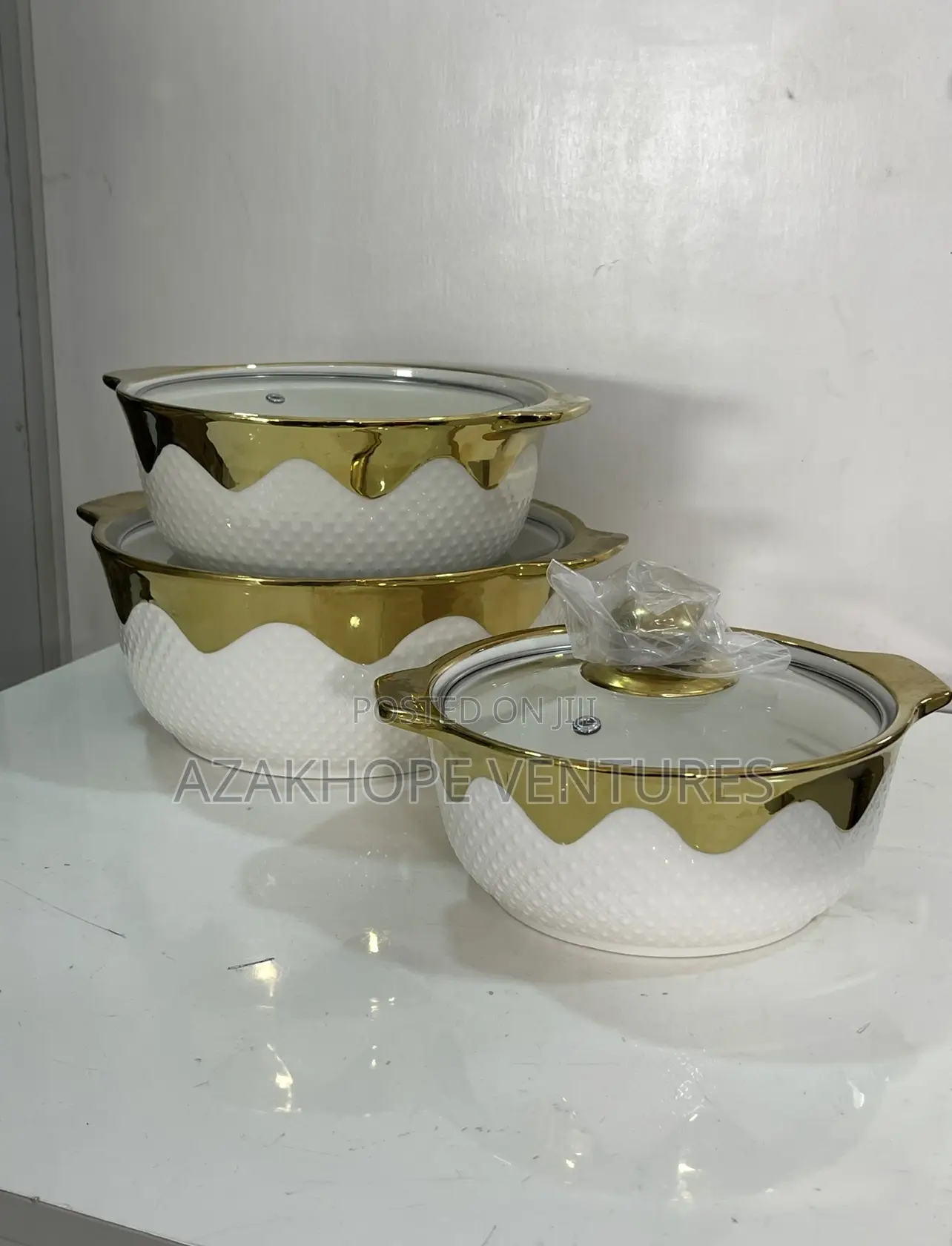 3- Piece Ceramic Serving Dish