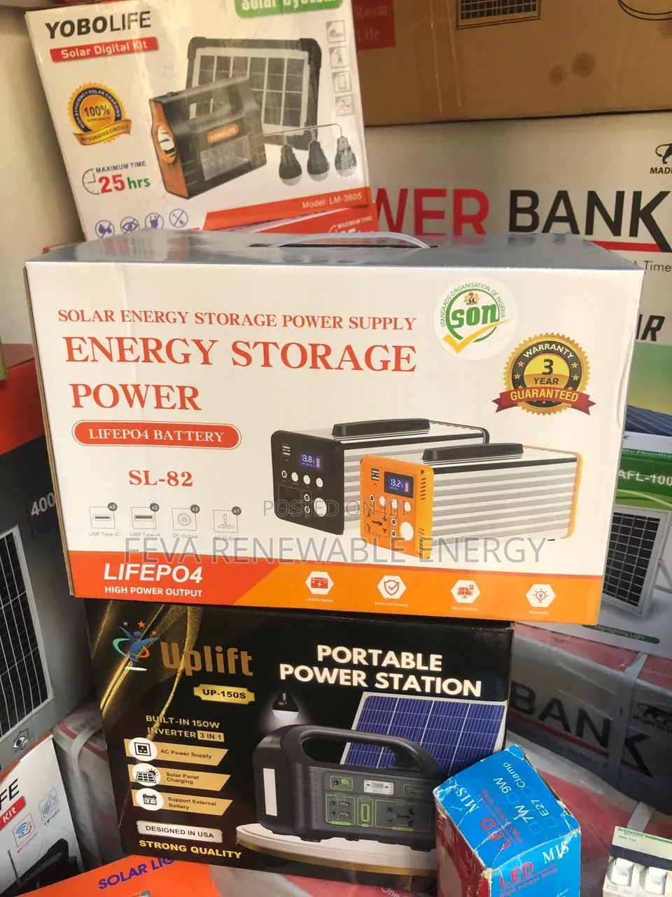 300w Solar Generator With Bulbs