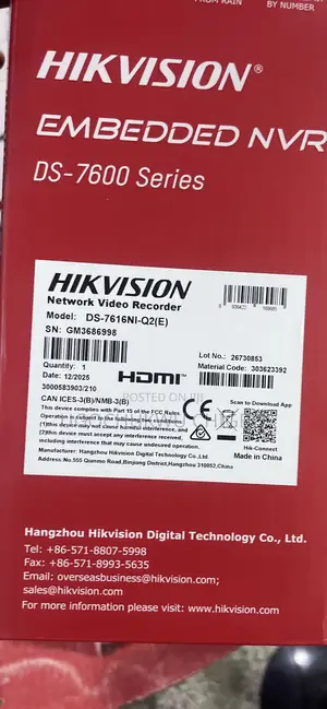 Hikvision Ds-7616ni-Q2(E) 16 Channel NVR