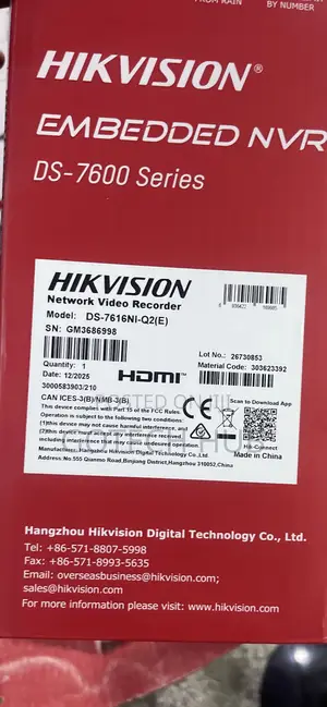 Hikvision Ds-7616ni-Q2(E) 16 Channel NVR