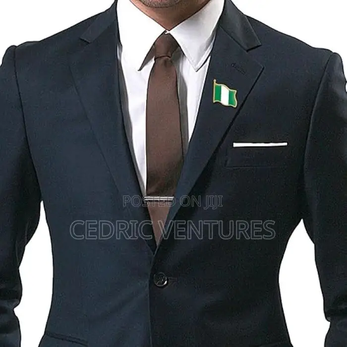 Nigerian Flag Shape Lapel Pin