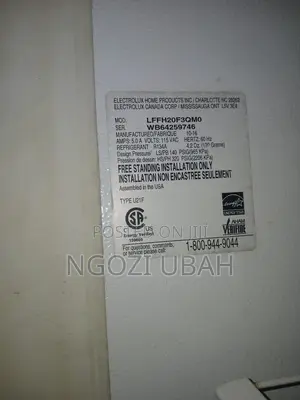 Frigidaire Upright Freezer 20.2 Cu Ft
