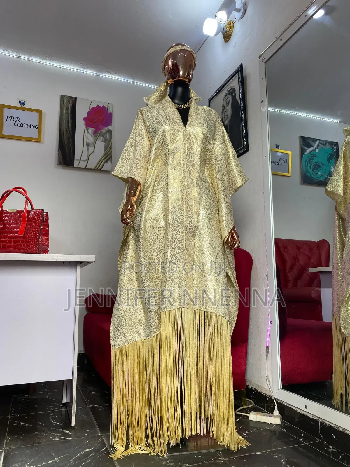 Damask Bou Bou Gown