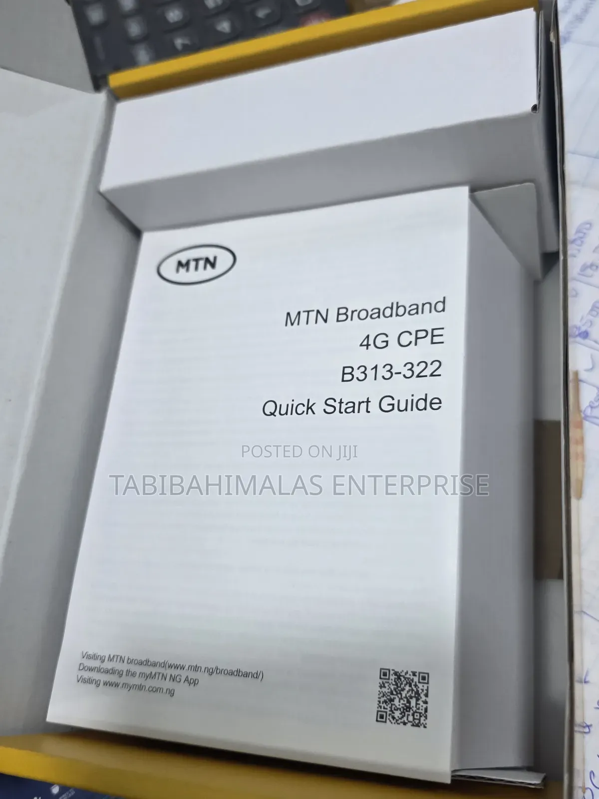 MTN B313-322 4g Lte Router + 50gb Data