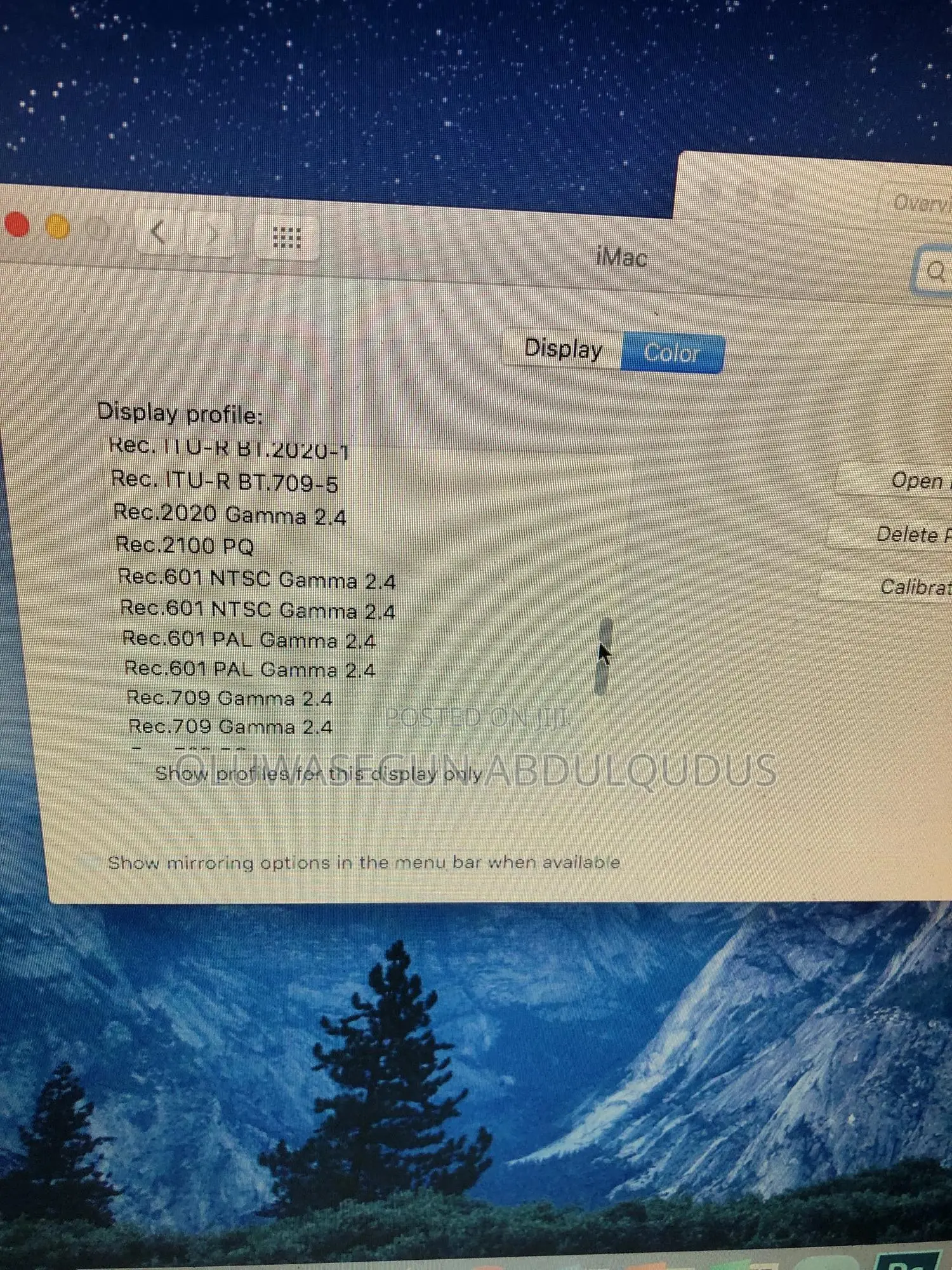 Desktop Computer Apple iMac 8GB Intel Core 2 Duo HDD 160GB