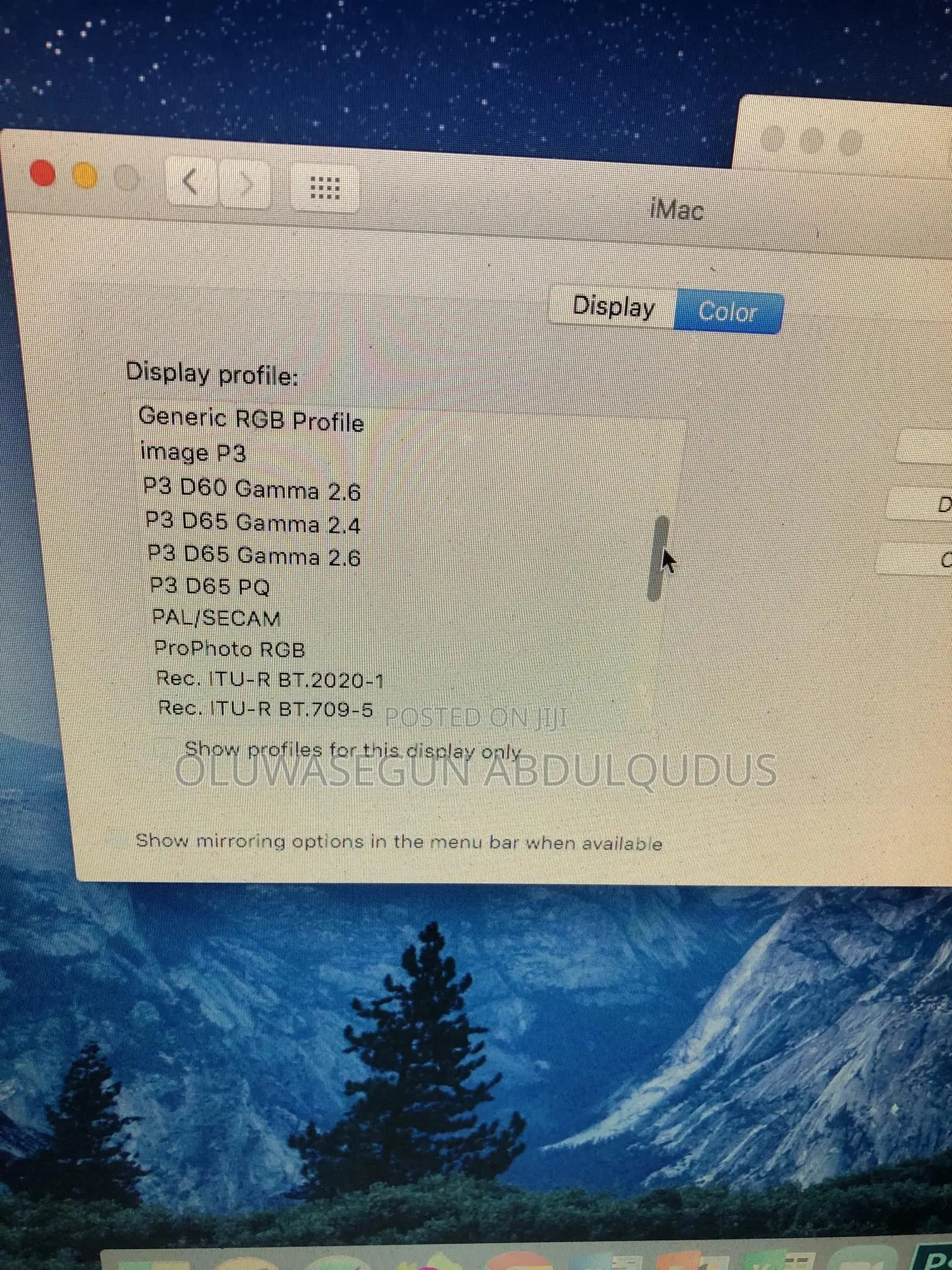 Desktop Computer Apple iMac 8GB Intel Core 2 Duo HDD 160GB