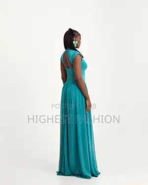 Elegant Straight Gown - Style 434