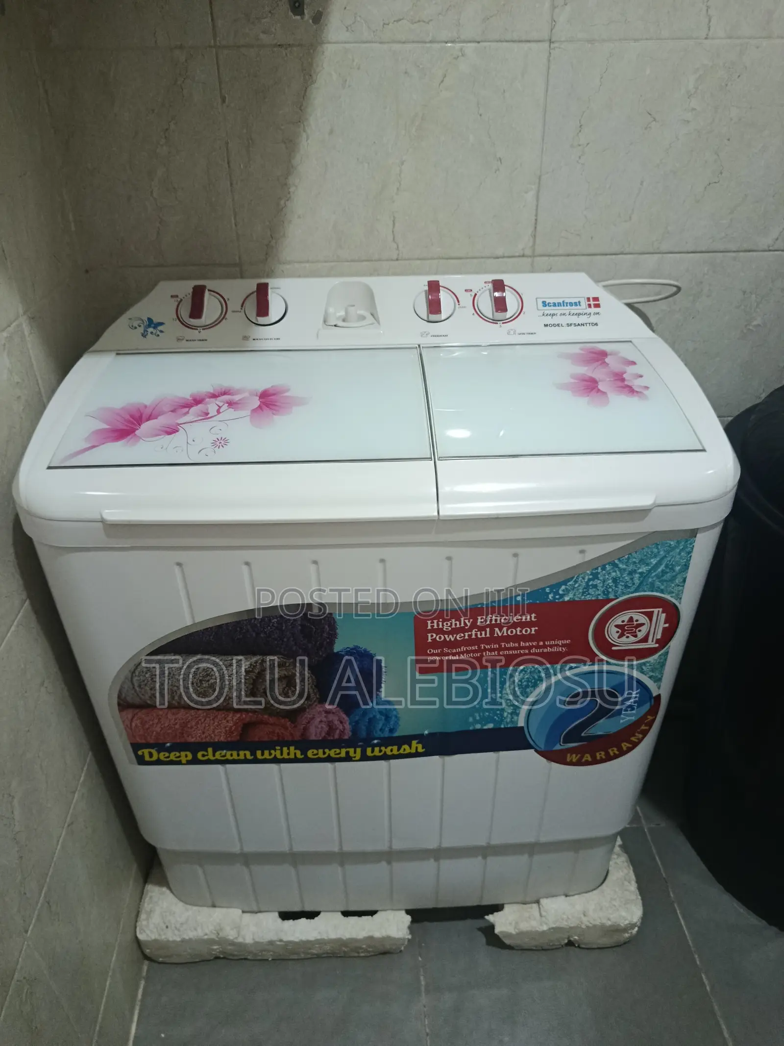 8 Kg Scanfrost Washing Machine