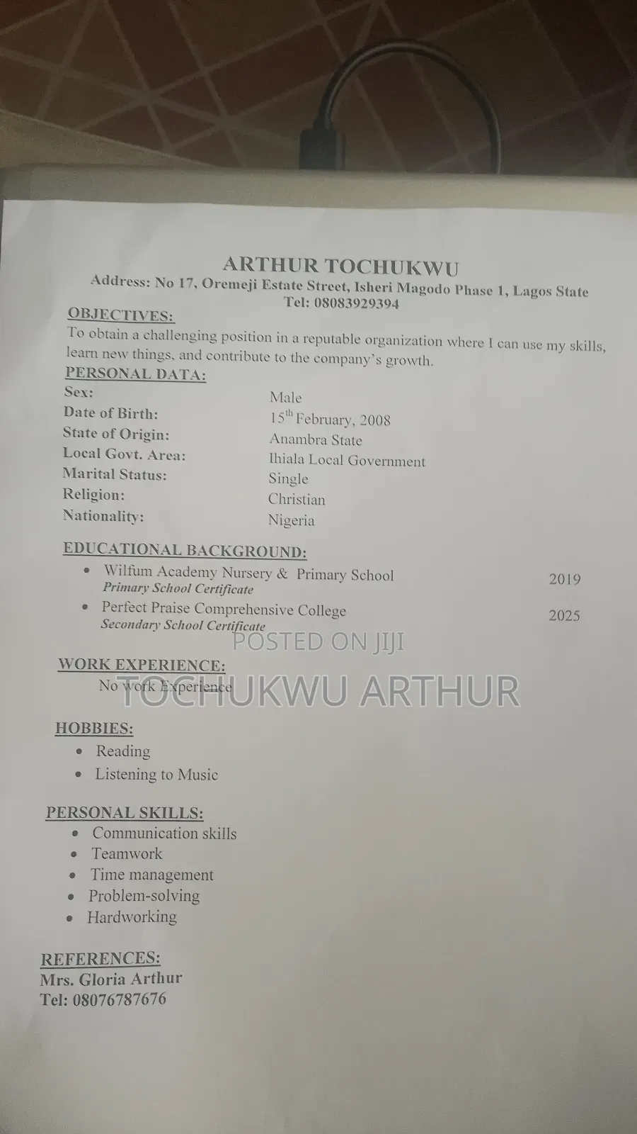 Job Application