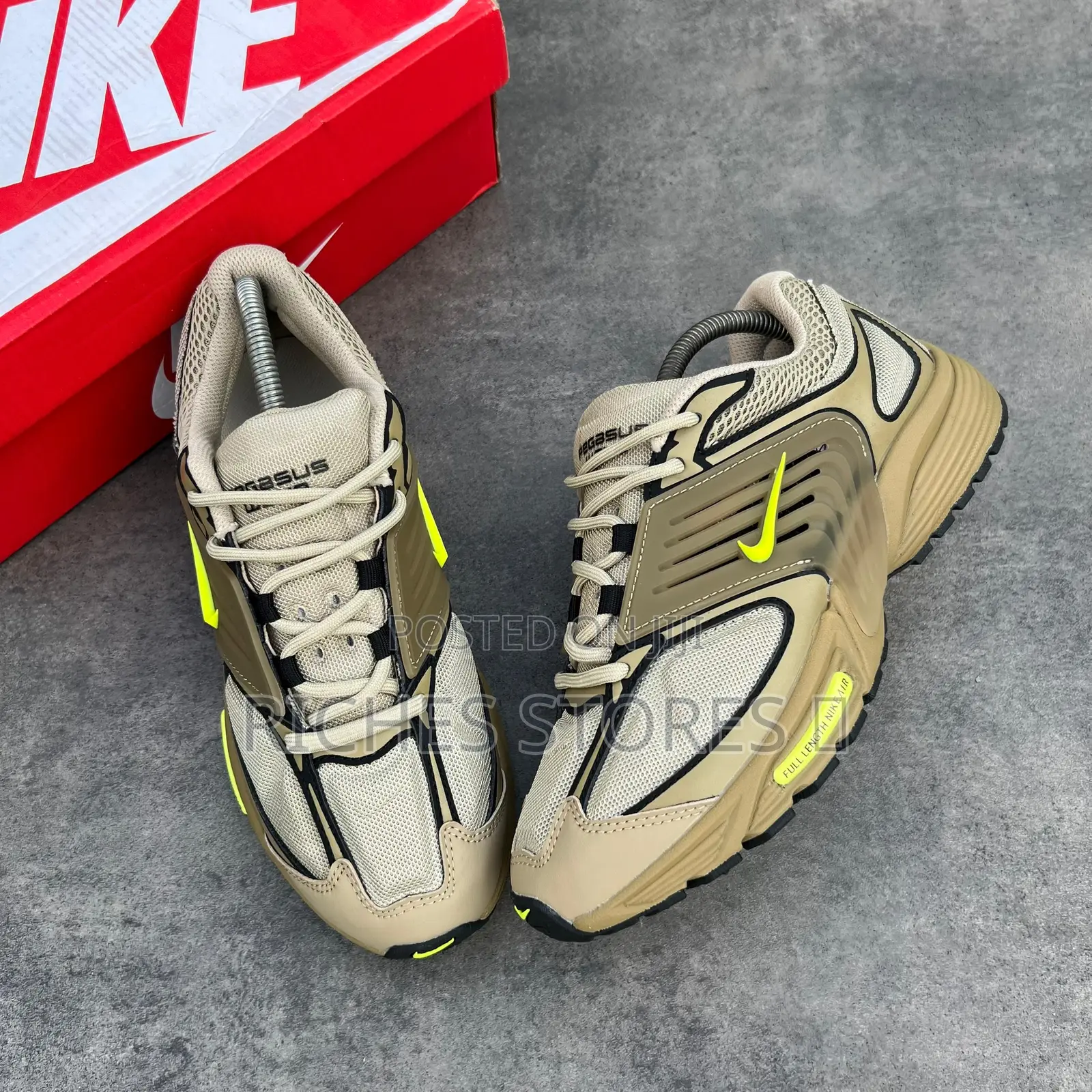Nike Air Pegasus Wave Triple Black Khaki