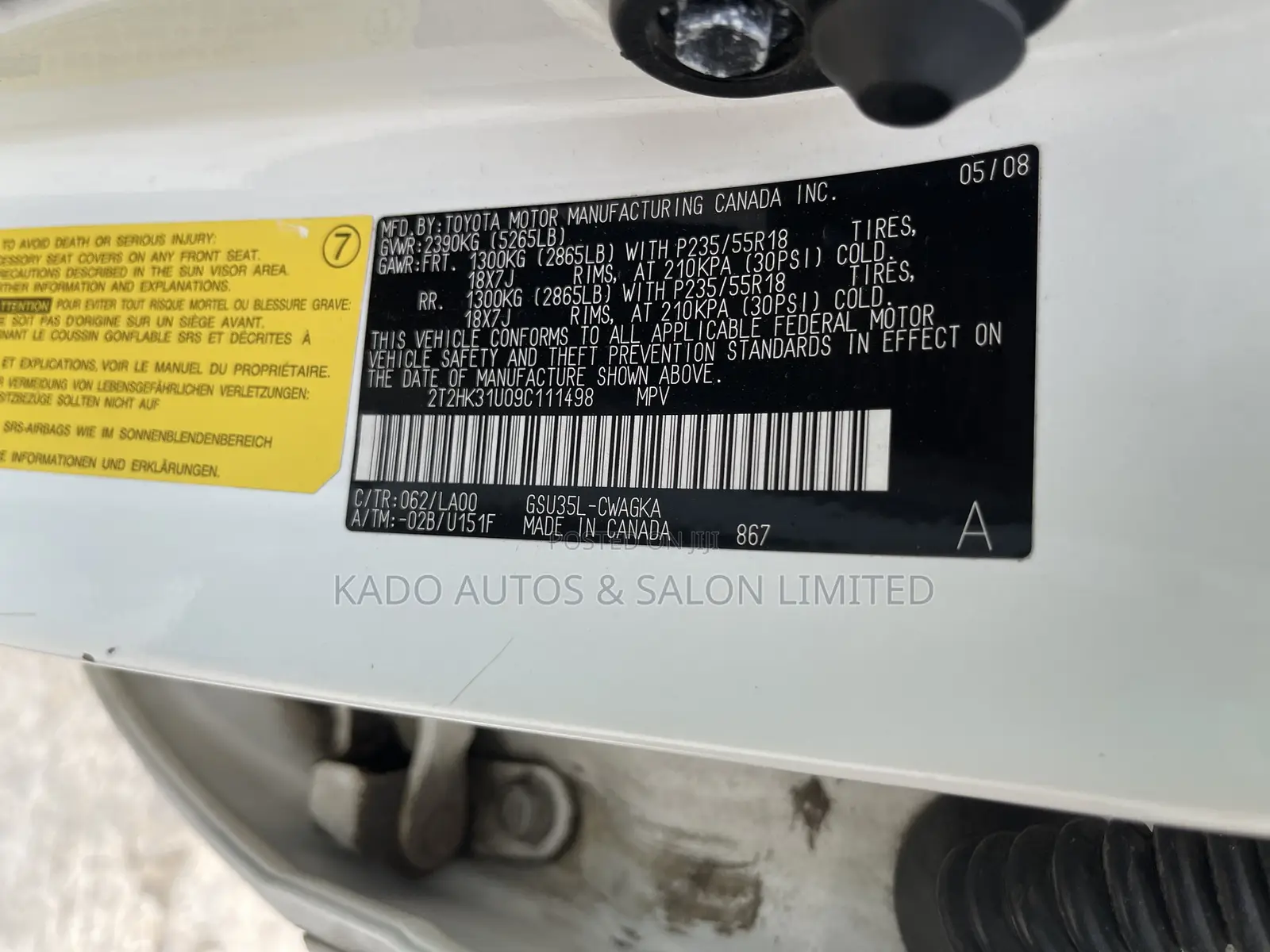 Lexus RX 2008 White