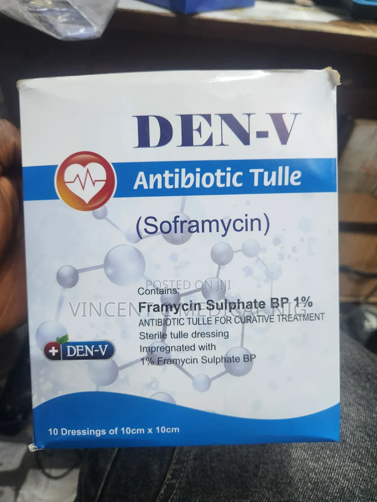 Sofra Tulle Antibiotic Gauze Dressing