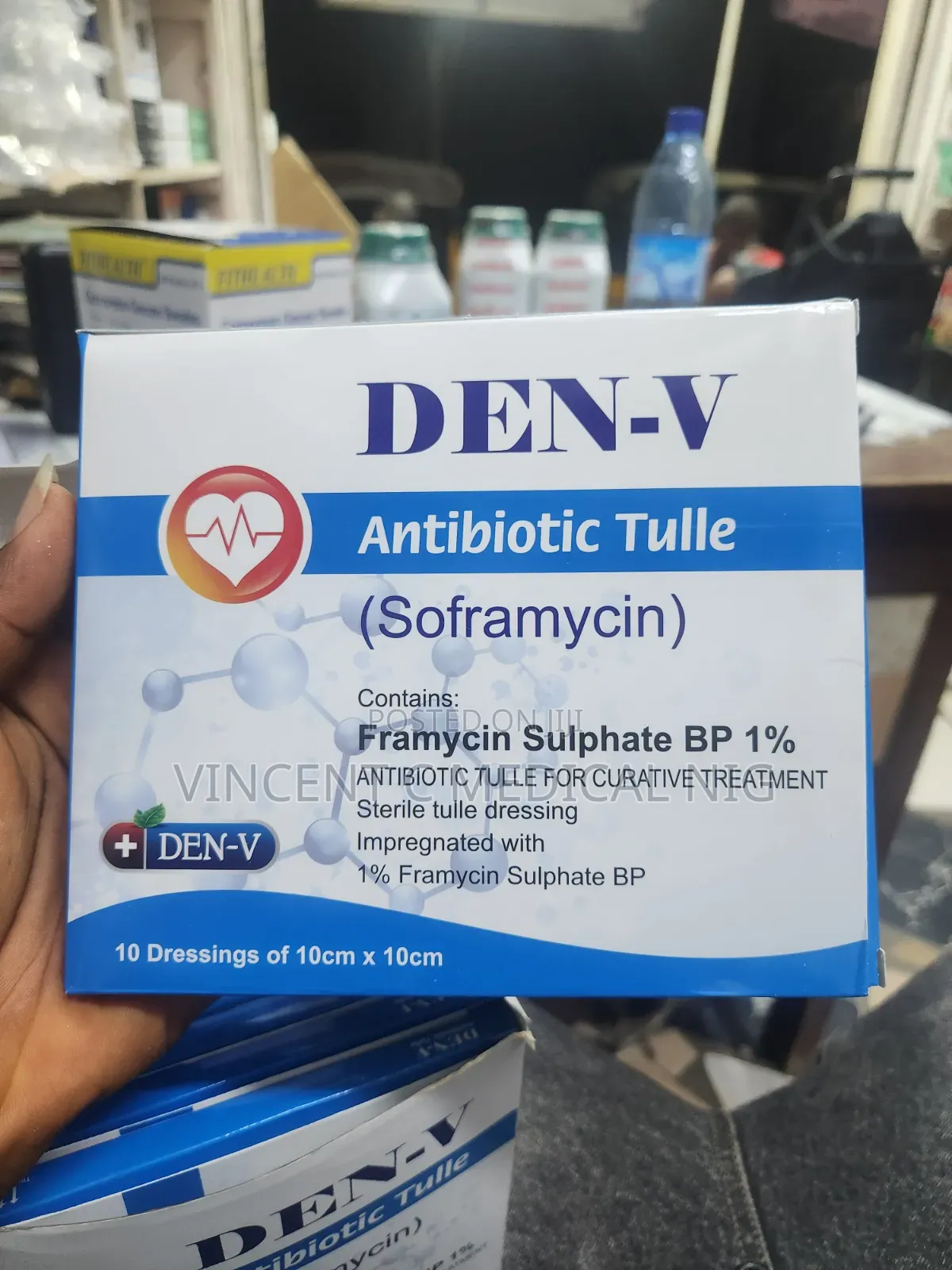 Sofra Tulle Antibiotic Gauze Dressing