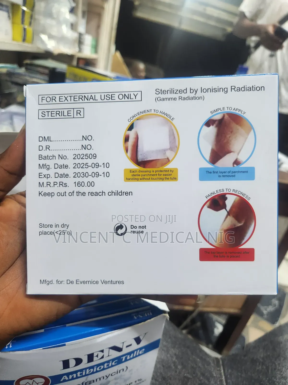 Sofra Tulle Antibiotic Gauze Dressing