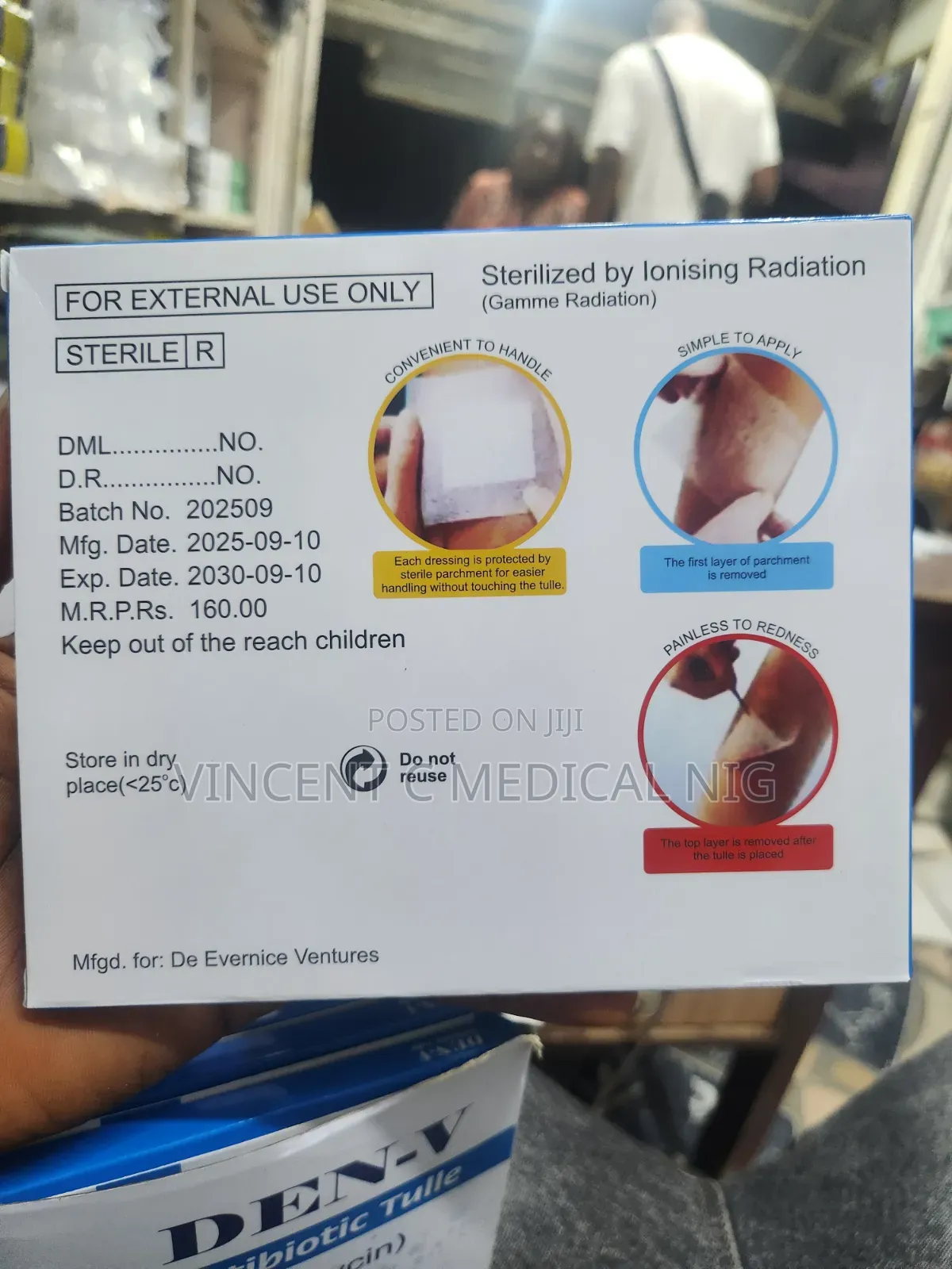 Sofra Tulle Antibiotic Gauze Dressing