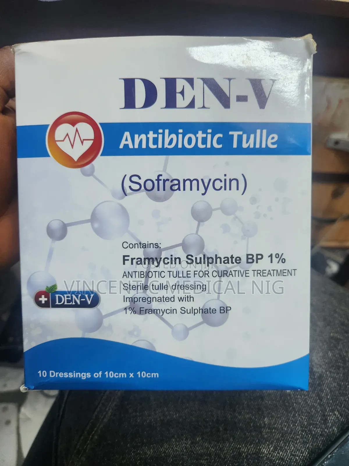 Sofra Tulle Antibiotic Gauze Dressing
