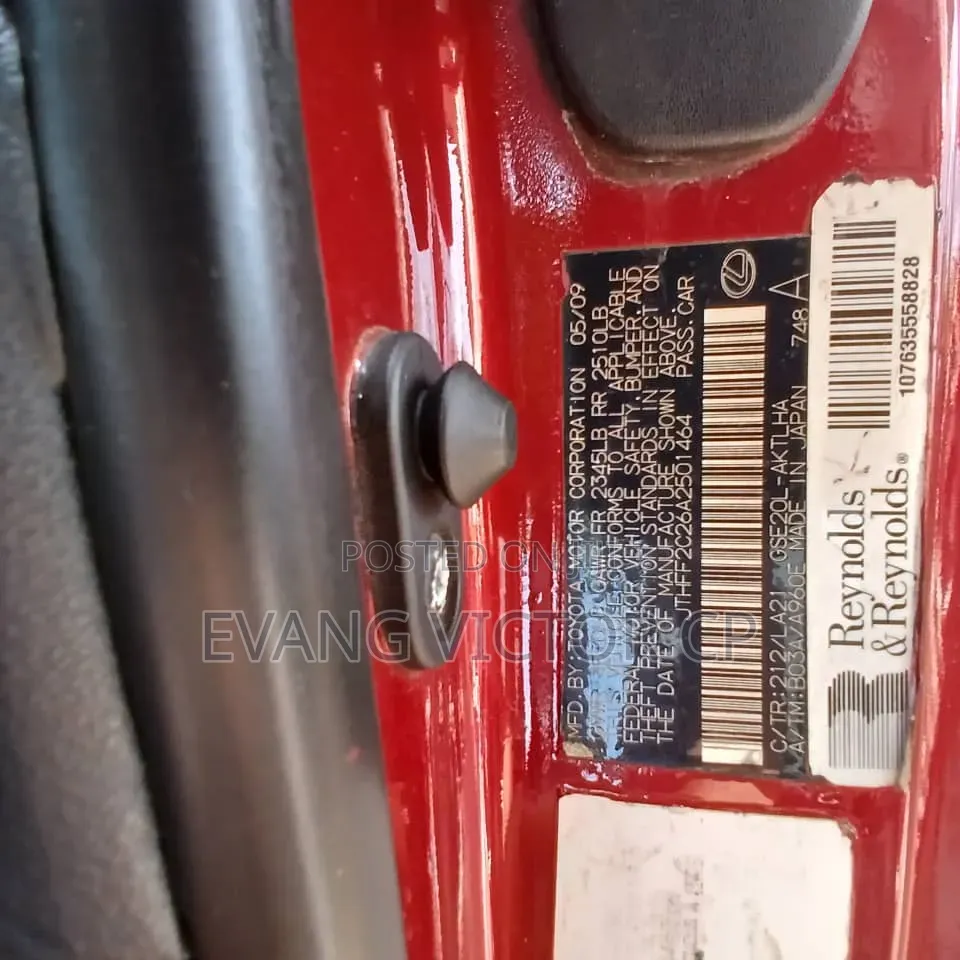 Lexus IS 250 2009 Red