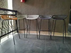 Colorful Woven Rattan Bar Stools