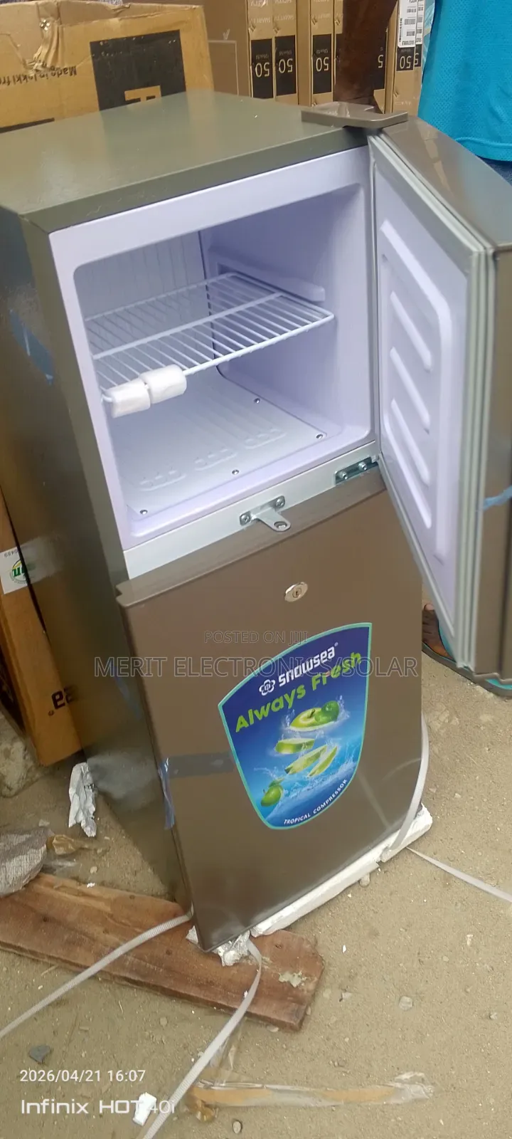 130l Fridge and Freezer Double Door