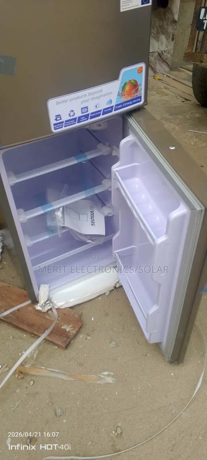 130l Fridge and Freezer Double Door