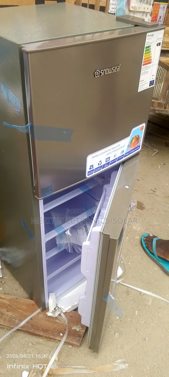 130l Fridge and Freezer Double Door
