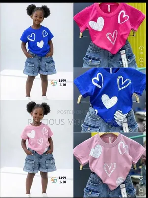 Girls Top and Jeans Short